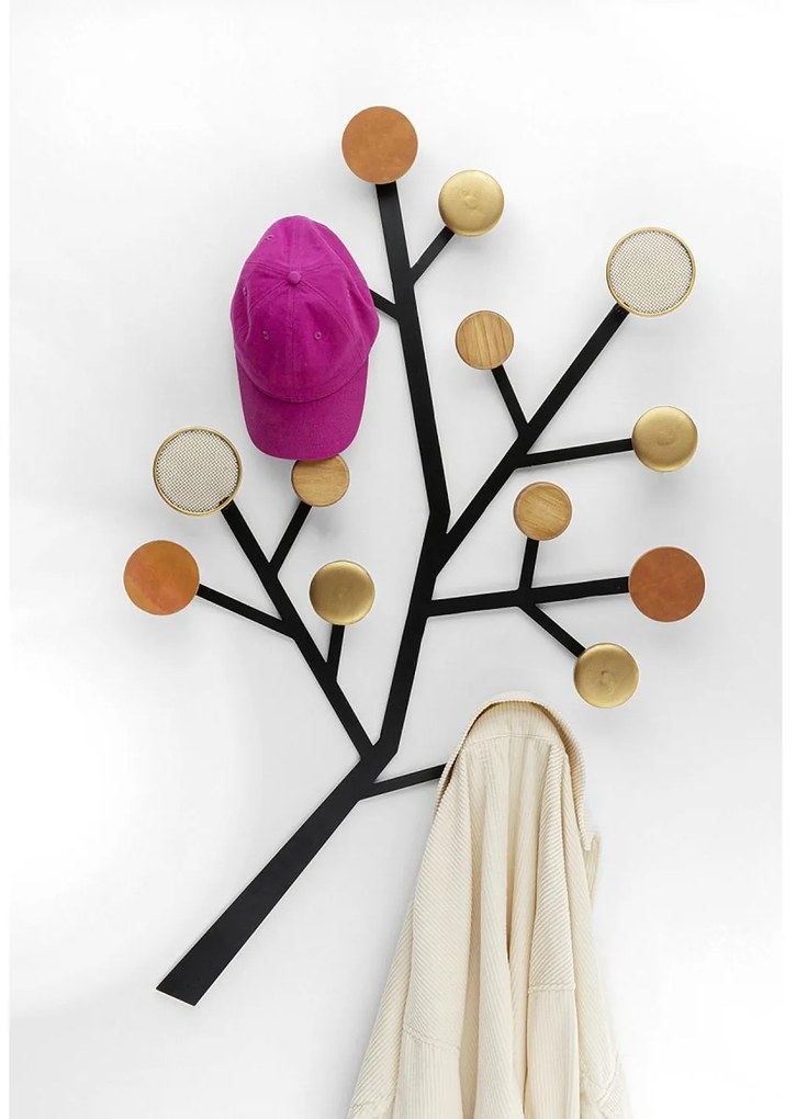 Bubble Tree nástenný vešiak viacfarebný 112 cm