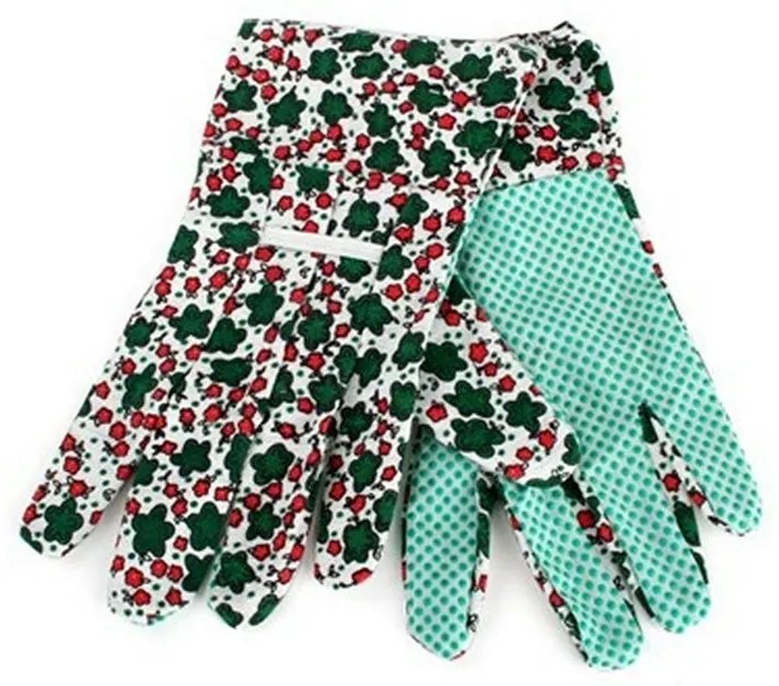 Záhradné rukavice dámske, bavlna, veľ. 9