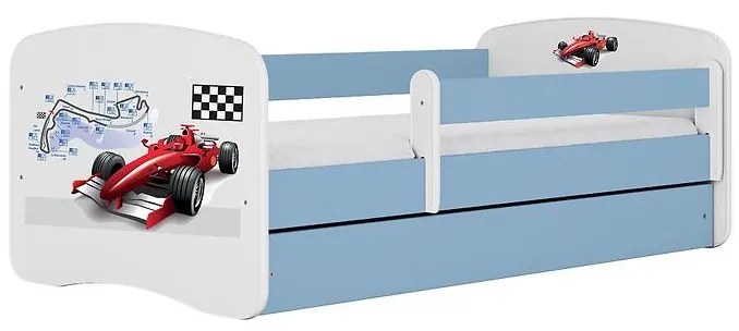 Detská Posteľ. Babydreams+Sz+M modrá 80x160 Formula