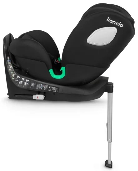 Lionelo - Autosedačka s otočnou základňou BRAAM i-Size 40-150 cm Black Carbon