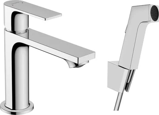 Hansgrohe Rebris E umývadlová batéria s bidetovú spŕškou chróm 72216000