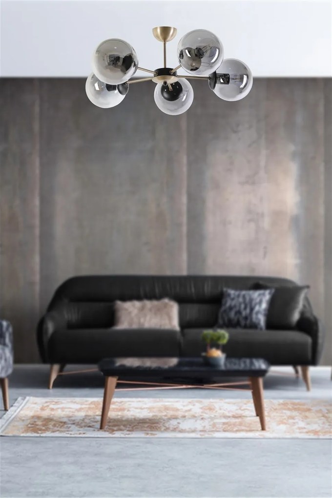 Stropní svítidlo Venus zlaté/černé