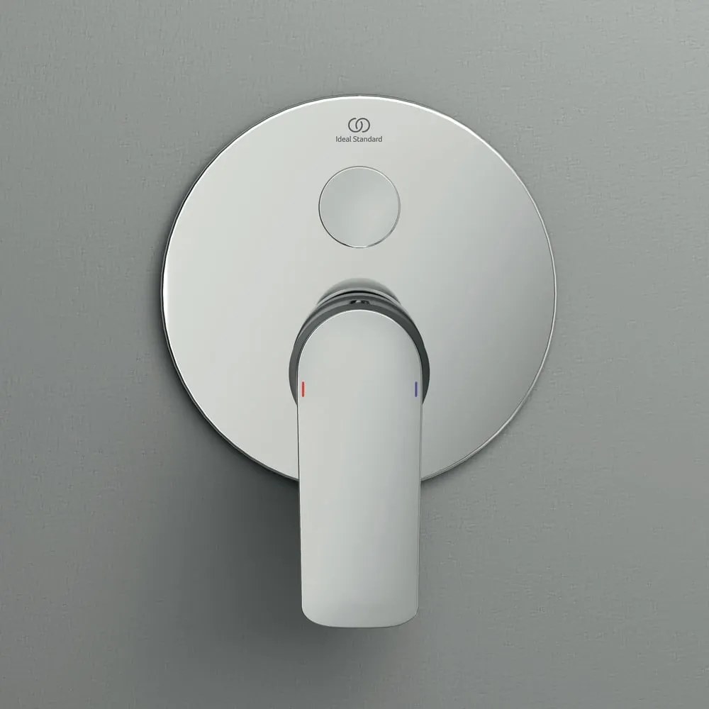 Vaňová podomietková batéria v lesklo striebornej farbe Connect Air – Ideal Standard