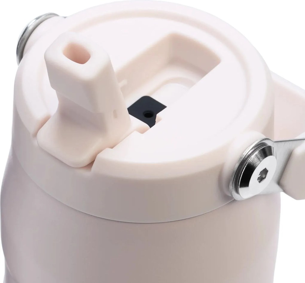 Termo fľaša na vodu so slamkou IceFlow 700 ml ruženín