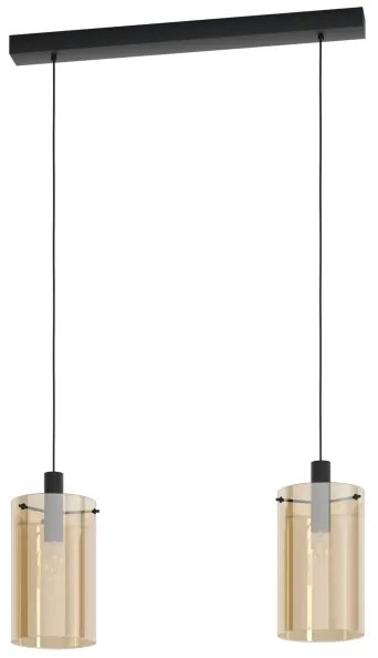 Eglo 39538 - Luster na lanku POLVERARA 2xE27/40W/230V