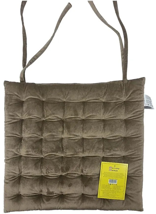 Podsedák na stoličku SSE-JBT-1012 12 40x40cm svetlohnedá