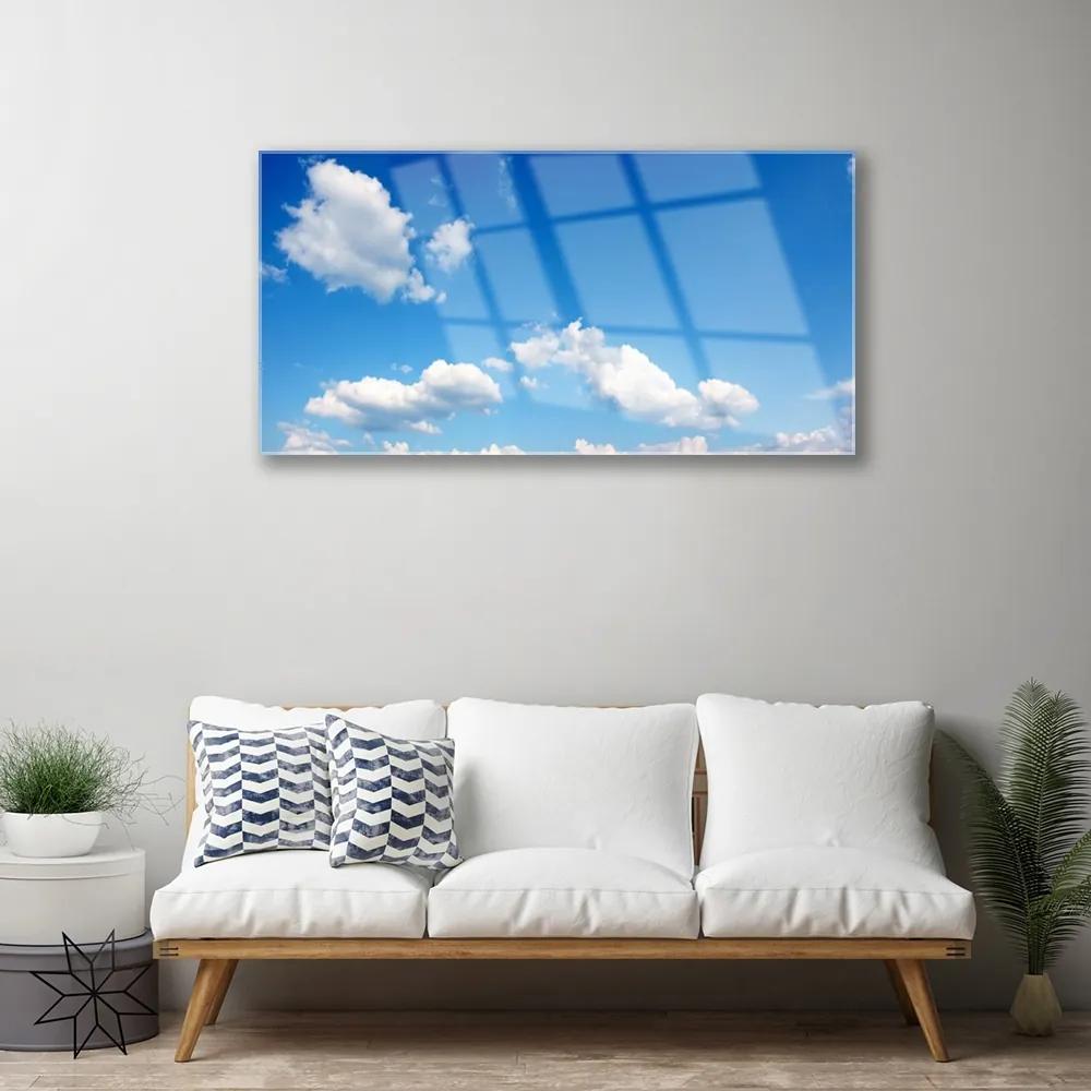 Skleneny obraz Nebo mraky príroda 120x60 cm