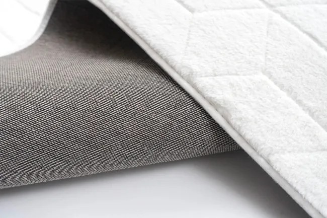 Koberec RABBIT 3D biely