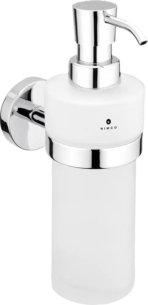 Nimco Dávkovač tekutého mydla sklenený, pumpička plast UNIX - UN 13031W-26