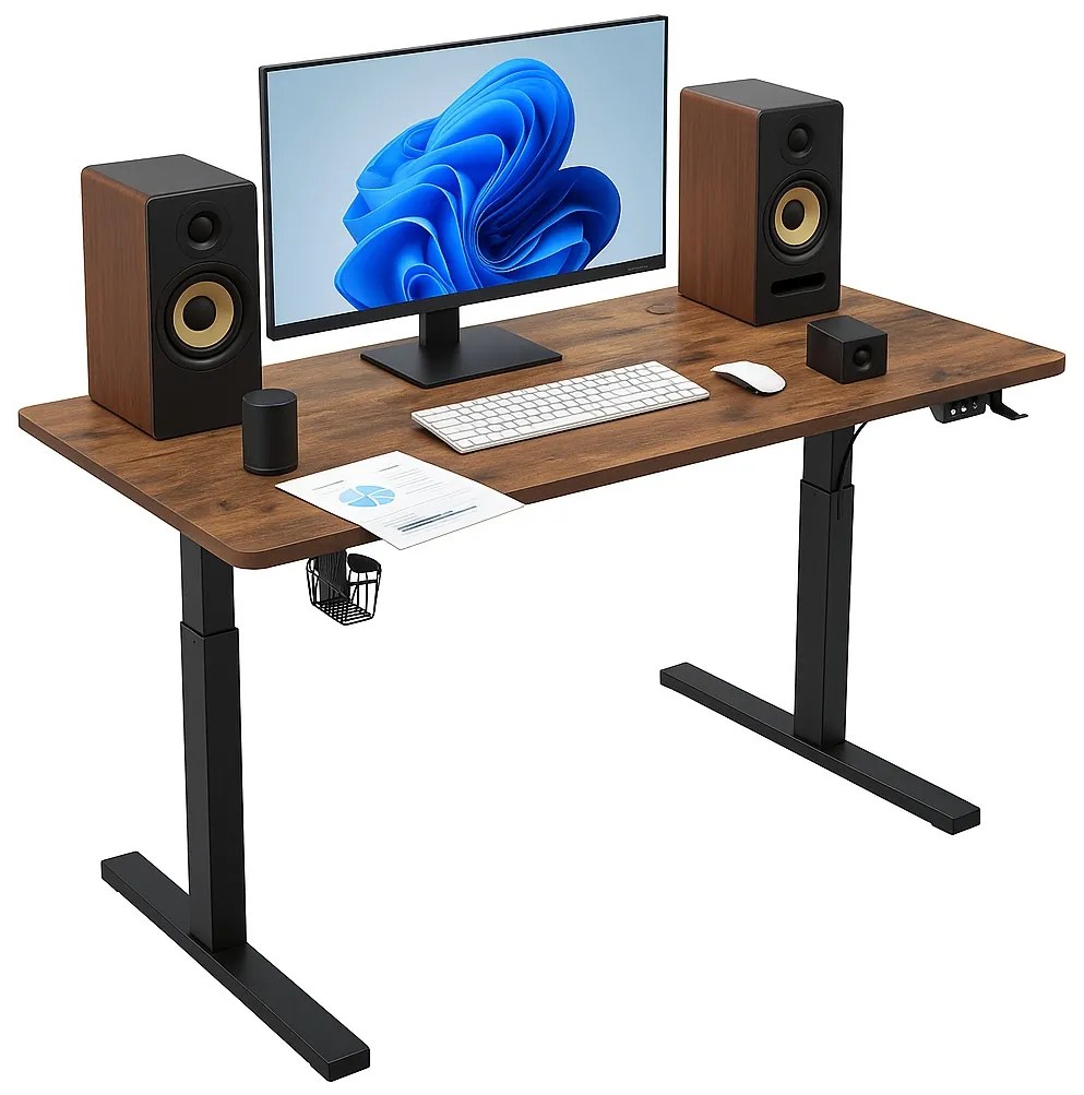 Herný stôl BR01 LOFT s čiernym rámom 120 cm