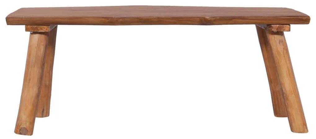 vidaXL Záhradná lavička 120 cm teakový masív
