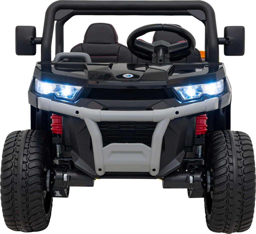 Ramiz Detské auto Pick-Up Speed 900 čierne + pohon 4x4 + pohyblivá korba