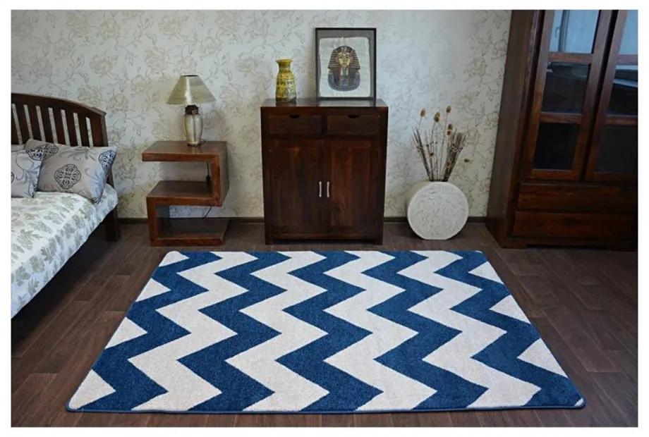 Kusový koberec Zac modrý 180x270cm