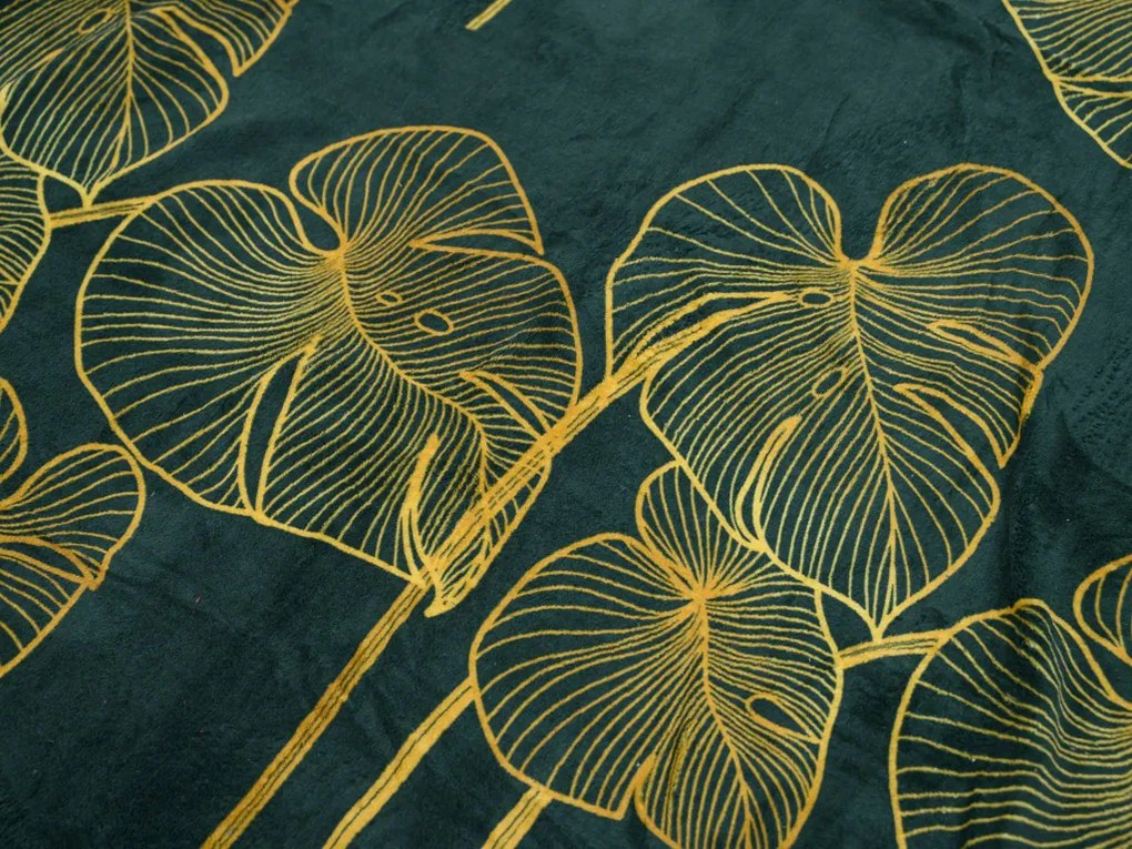 Obliečky mikroplyš VENECIA zelené Rozmer obliečok: 70 x 90 cm | 140 x 200 cm