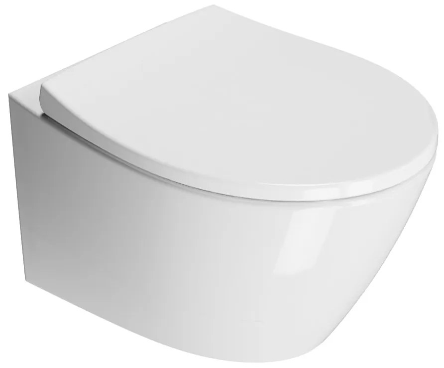 GSI GSI, MODO závesná WC misa, Swirlflush, 37x52 cm, biela ExtraGlaze, 981611