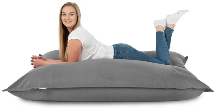 INTERMEDIC SK Vankúš na sedenie Plyš XXL Farba: 12. Sivý