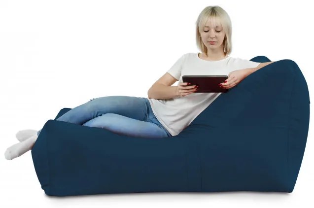 Leňoška LOUNGE ATENA plyš granátová