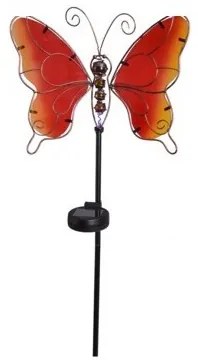 LED zápich Motýľ – ohnivý 106 cm