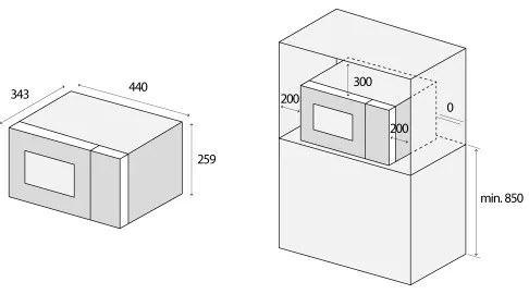 Concept MT2020WH - Mikrovlnná rúra 700W/230V 20 l biela