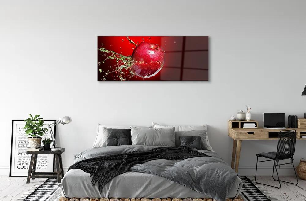 Obraz plexi Jablko kvapky 120x60 cm