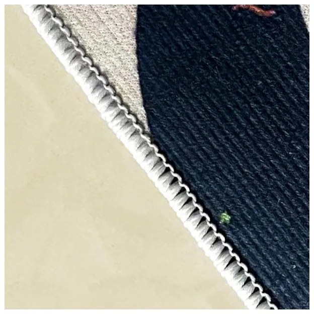 Vianočná rohožka SANTA STEP 60x90 cm, čierna