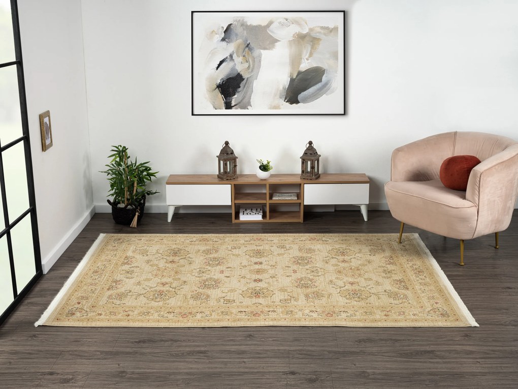 My Flair, Kusový koberec Maryam 4 creme, 140x200, béžová, chodba / predsieň