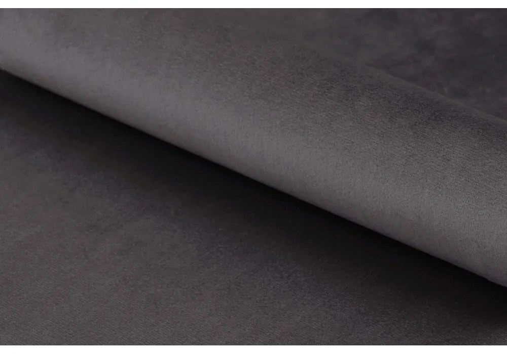 Sivé zamatové kreslo Alba – Actona