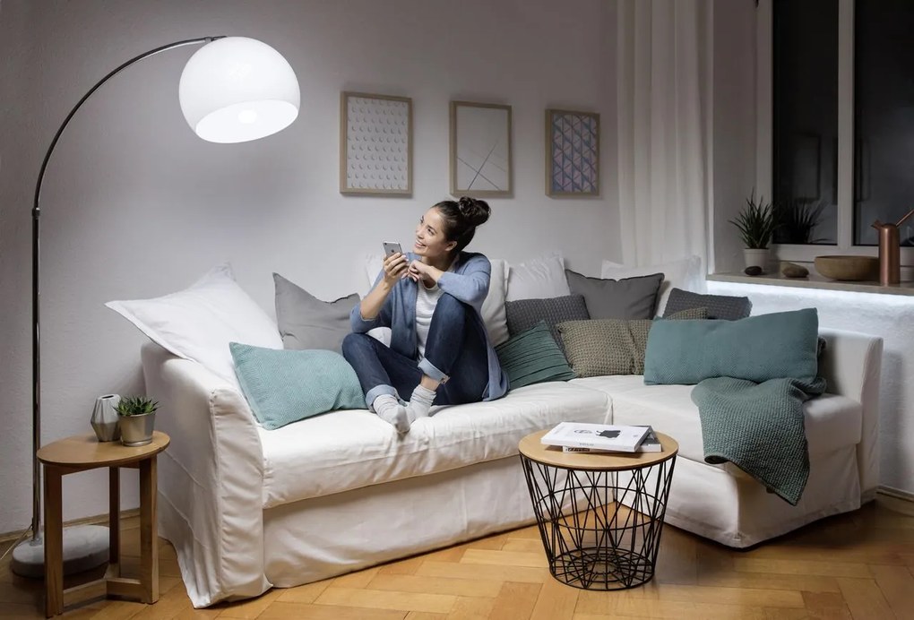 LEDVANCE Inteligentná LED žiarovka SMART+ BT, E27, A60, 9W, 806lm, 2700K, teplá biela