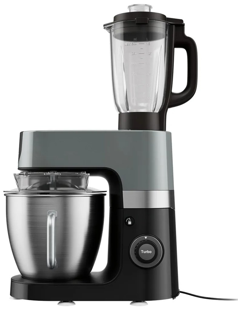 SILVERCREST® KITCHEN TOOLS Profesionálny kuchynský robot SKMP 1300 D3, antracitová (100353909)