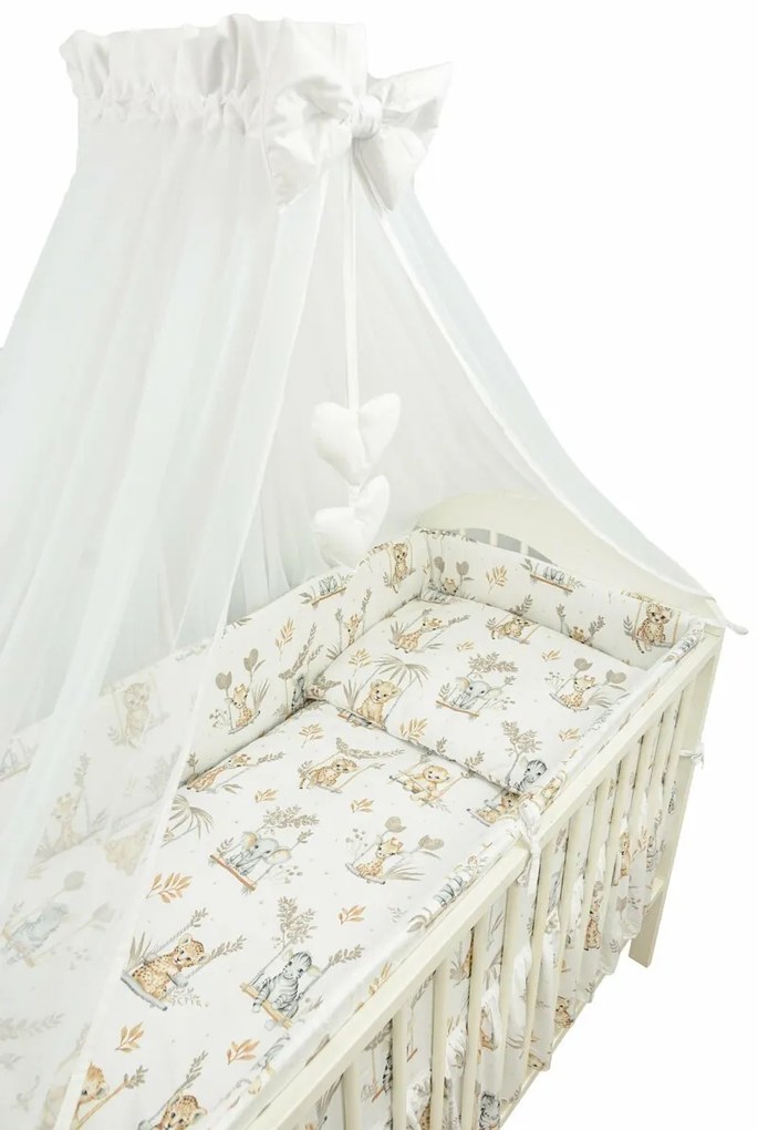 7-dielna posteľná bielizeň, Zvieratká BOHO