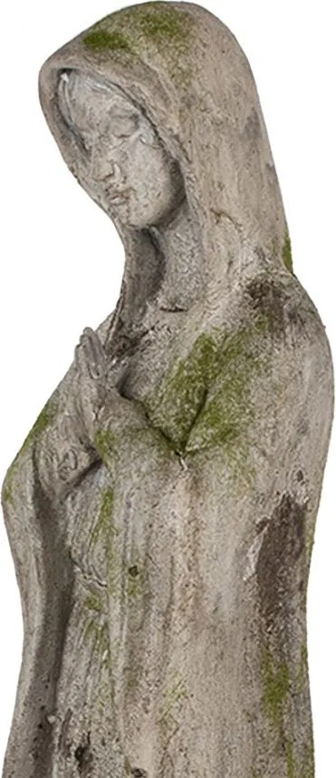 Dekorácia socha bábiky Márie s machovým vzhľadom - 15*15*67 cm