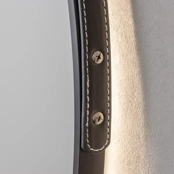 BRILAGI-LED Kúpeľňové zrkadlo VERESE LED/19W/230V 60 cm čierna IP44 CRI 90 stmievateľné + CCT