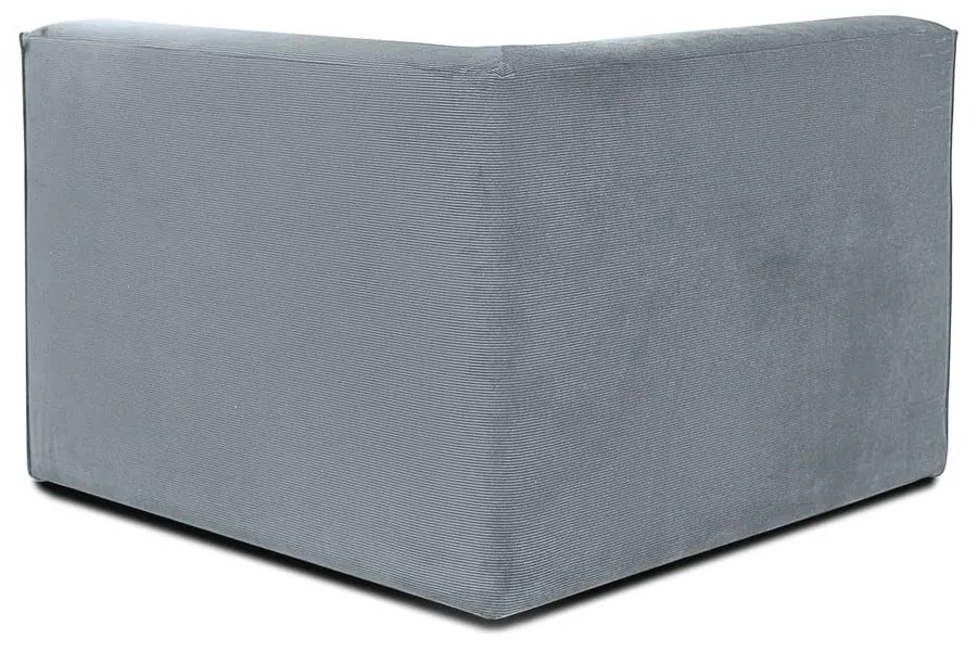 Sivý menčestrový modul pohovky (variabilný) Sting – Scandic