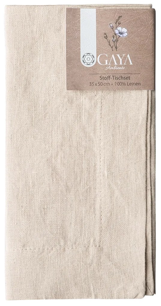 Kriedové ľanové prestieranie 35 x 50 cm - Gaya Ambiente - 596444