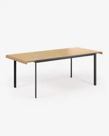 NADYRIA DUB rozťahovací jedálenský stôl 160 cm
