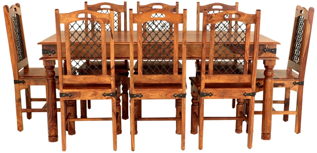 furniture-nabytek.cz - Jedálenský set pre 8 osôb Jali z indického masívu palisander