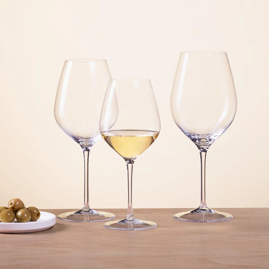 Poháre na biele víno 430 ml set 6 ks - Optima Glas Lunasol - 322680