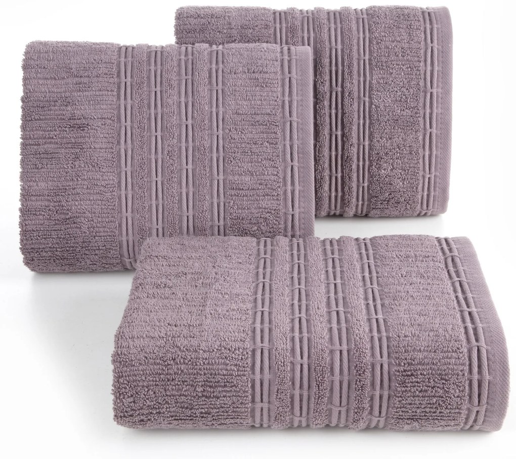 BAVLNENÝ UTERÁK ROMEO 50X90 CM FIALOVÁ