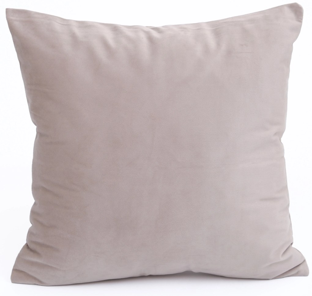 Zamatová obliečka na vankúš Cesar 40 x 40 cm - cappuccino