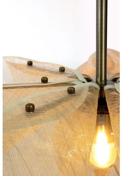 Markslöjd 108659 - Luster na lanku STYRKA 1xE27/40W/230V pr. 63 cm béžová