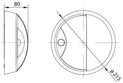 LED Vonkajšie nástenné svietidlo so senzorom LED/14W/230V IP54