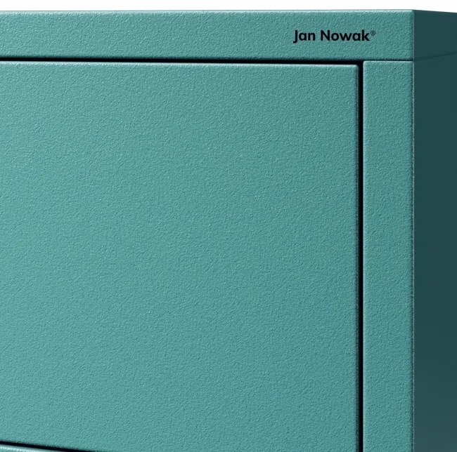 Komoda CARLA, 800 x 1015 x 400 mm, Modern: morská farba