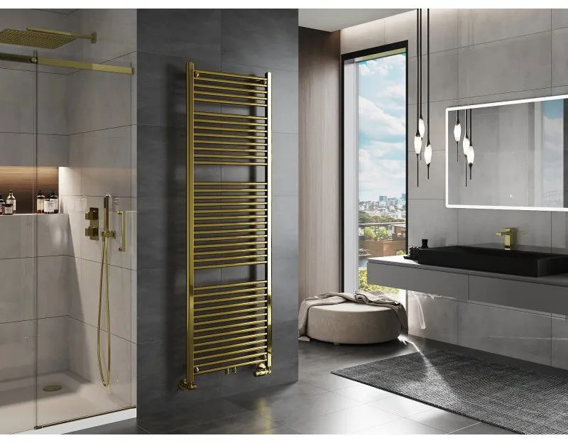 Mexen Mars, vykurovacie teleso 1800x600 mm, 752 W, zlatá lesklá, W110-1800-600-00-50