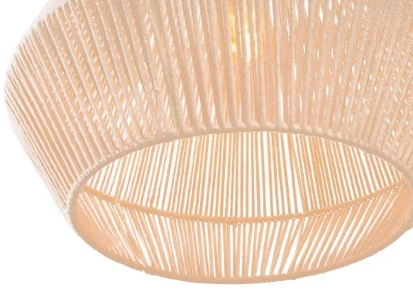 MAXLIGHT P0584 - Luster na lanku PRASLIN 1xE27/15W/230V pr. 44 cm béžová