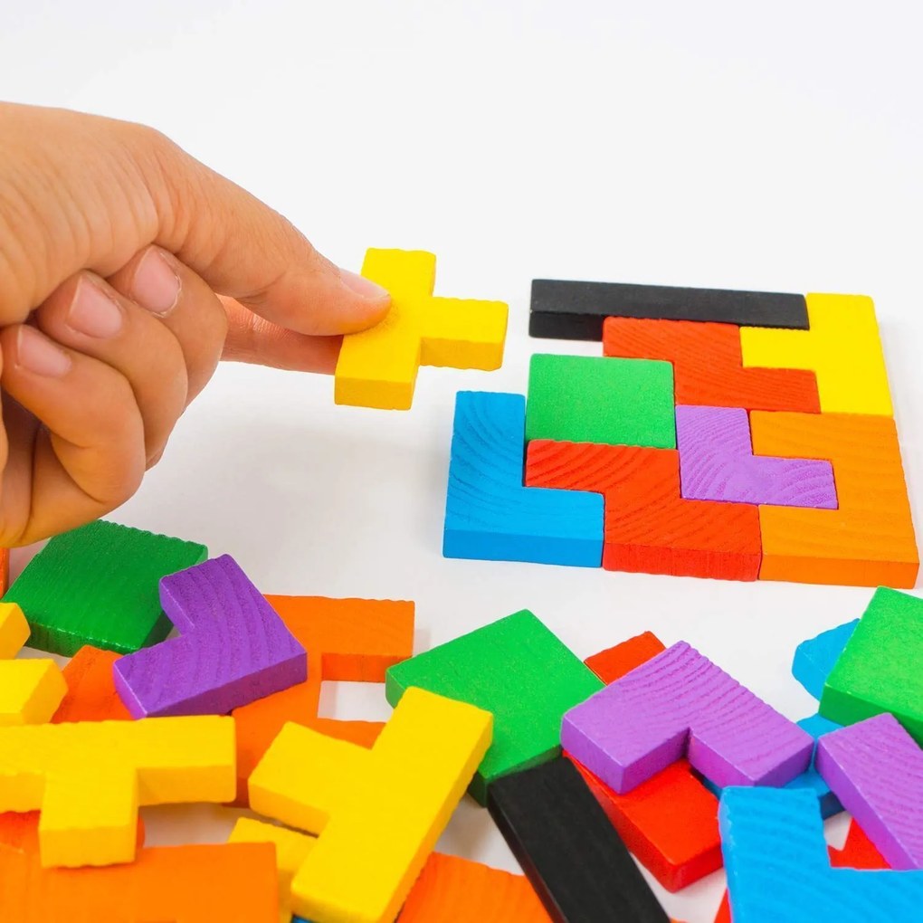 DAALO Dřevěné puzzle - tvary