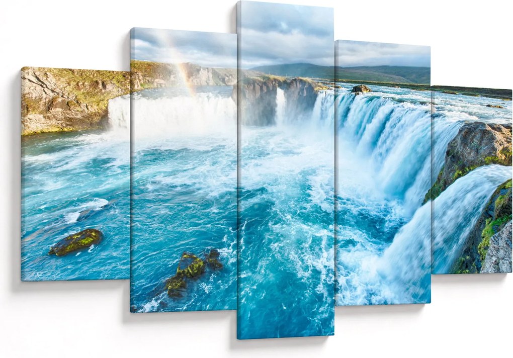Obraz - Vodopád Godafoss (150x105 cm)