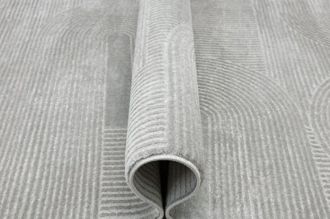 Koberec MISHA J087A svetlosivý / tmavosivý