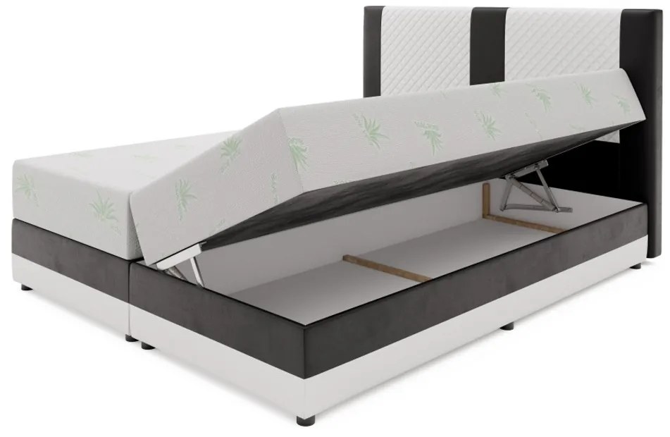 Čalúnená posteľ PIERROT, 140x200, D511/D8