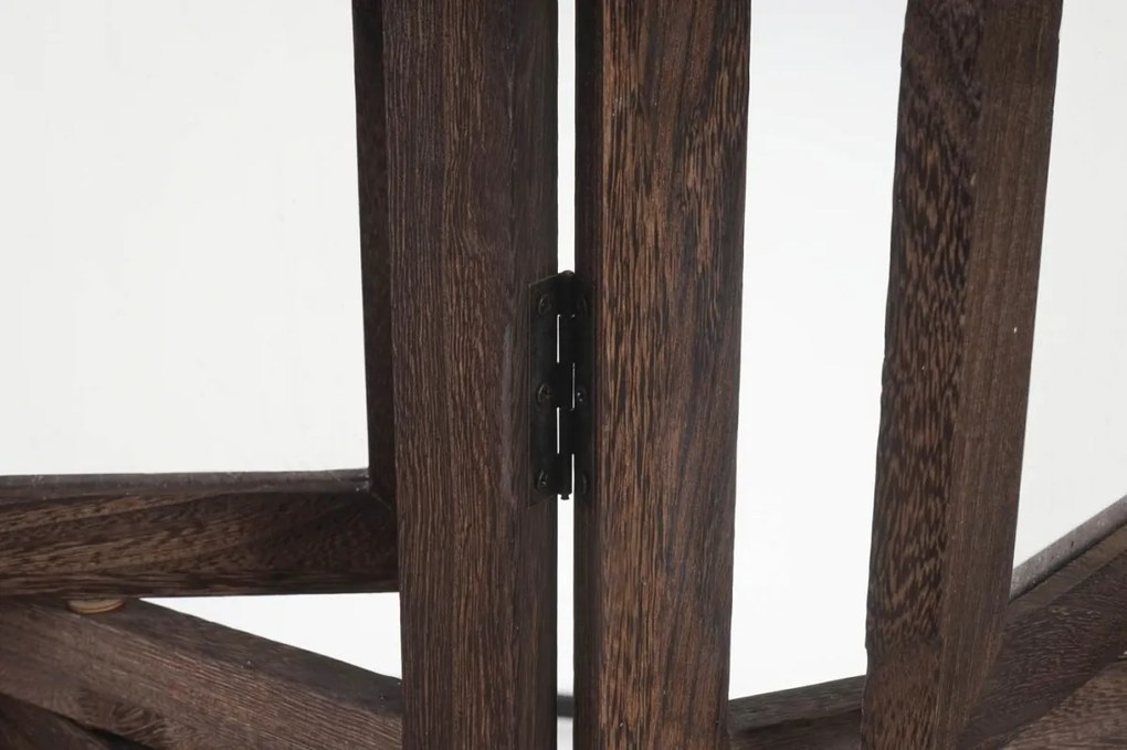 Paraván Shabby s fotorámikmi - 161 x 125 cm - Hnedá