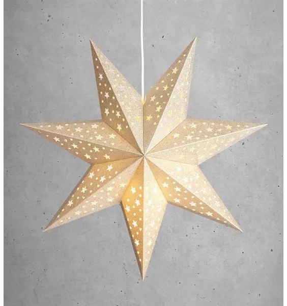 Markslöjd 704419 - Vianočná dekorácia SOLVALLA 1xE14/25W/230V zlatá 45 cm